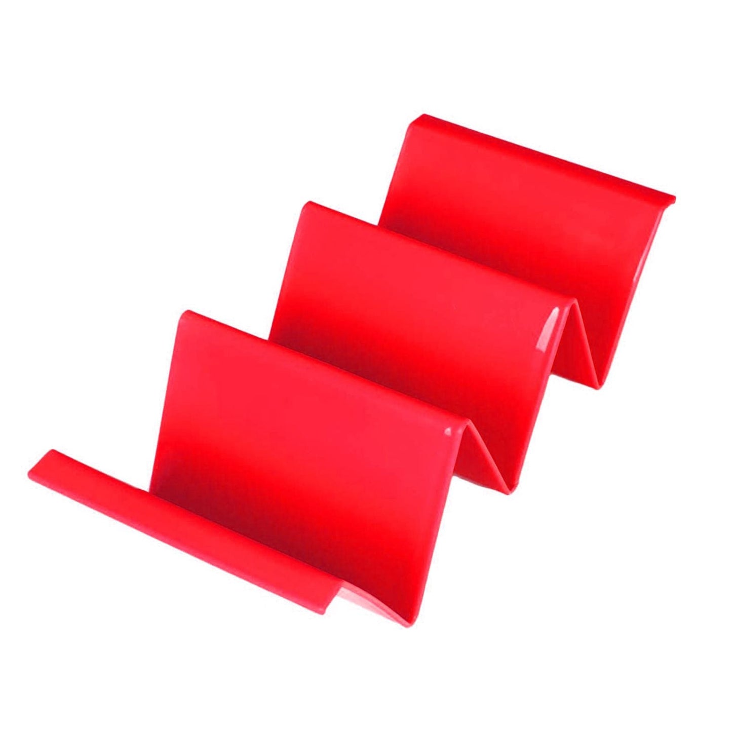 1pc/6pcs Colorful Taco Holder Stands - Premium Large Taco Tray Plates Holds Up To 3 Or 2 Tacos Each, PP Health Material Very Hard And Sturdy, Dishwasher & Microwave Safe